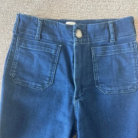 Maeve Colette Jean High-Rise Dark Blue Women's 28 - Picture 4 of 6